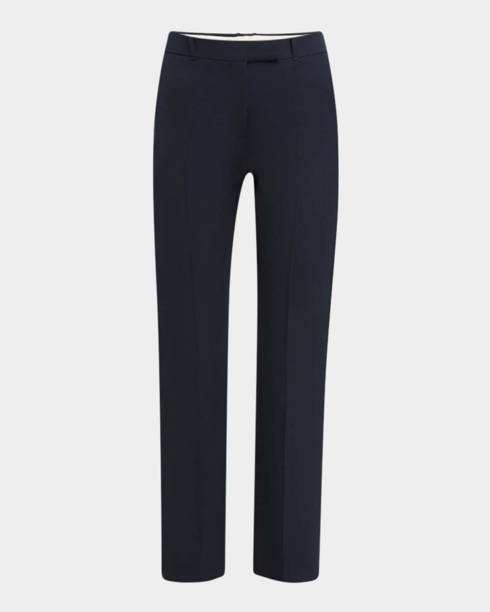 Cropped Flare Trousers